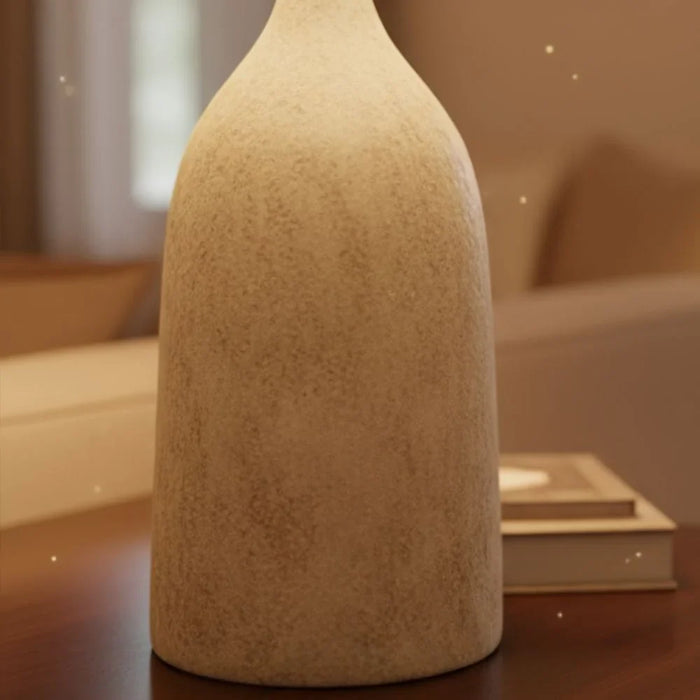 Travis Table Lamp - Beige Ceramic - Decorative Finish