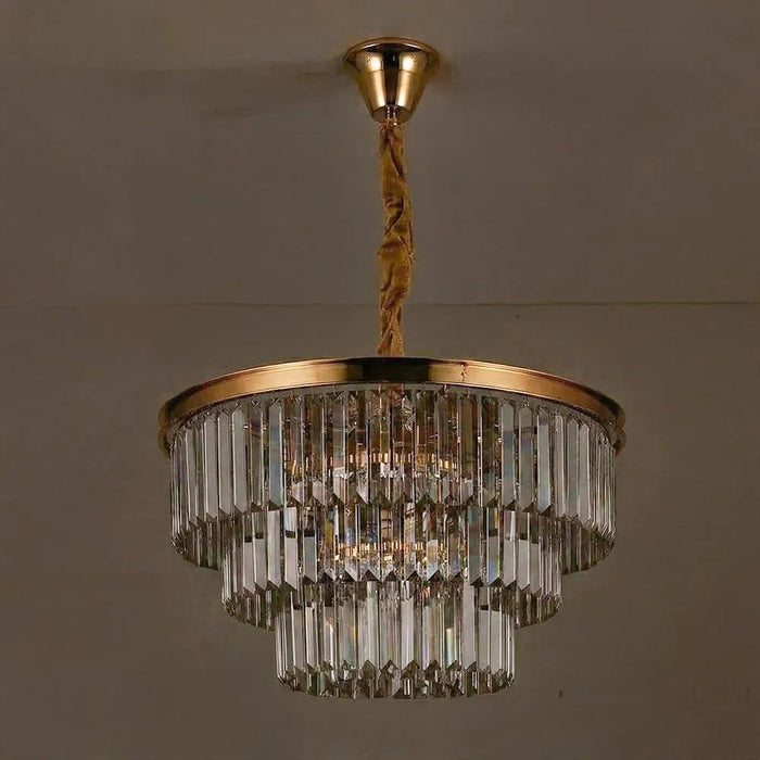 Aura 14 Lights Crystal Chandelier 75cm Contemporary Pendant Lamps Hanging Lanterns E14 Bulb Base Modern Design Indoor Lighting For Living Room L75xW75xH174cm-Chrome