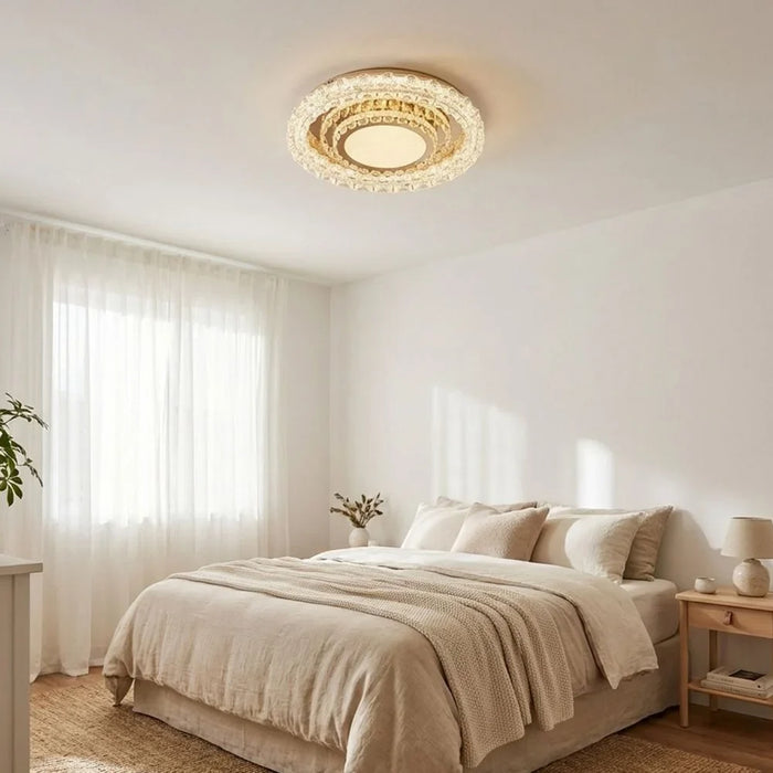 Mirane LED Ceiling Lamp 50cm Gold/White Modern Ceiling Light