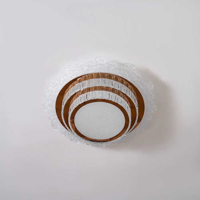 Irane LED Ceiling Lamp 50cm Gold/White Modern Ceiling Light