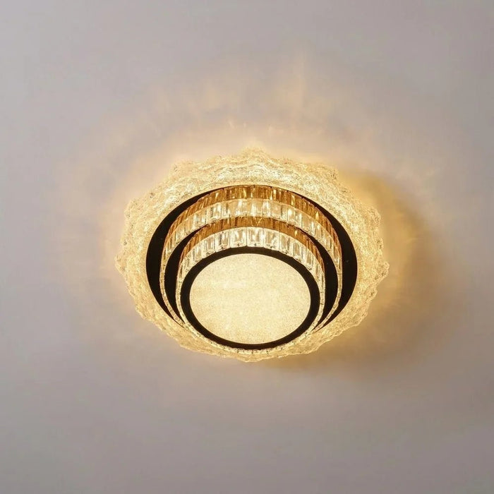 Irane LED Ceiling Lamp 50cm Gold/White Modern Ceiling Light