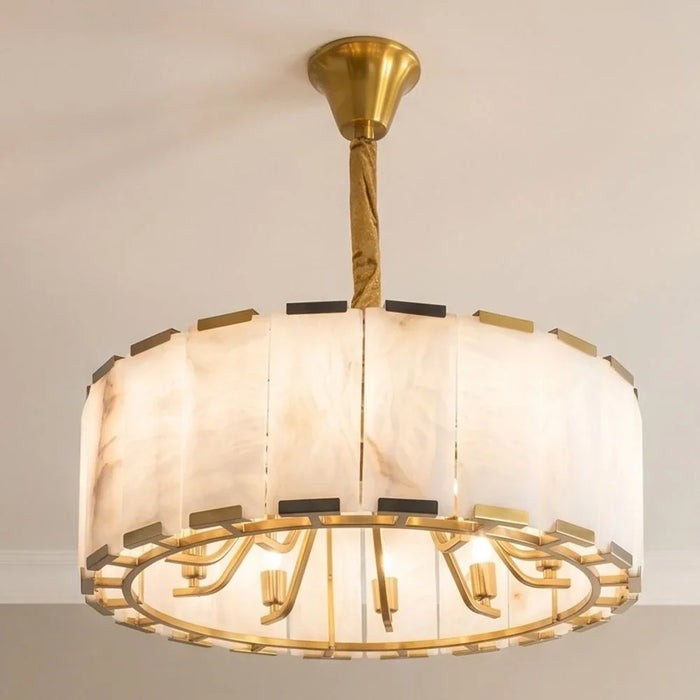 Verona Marble Chandelier - White