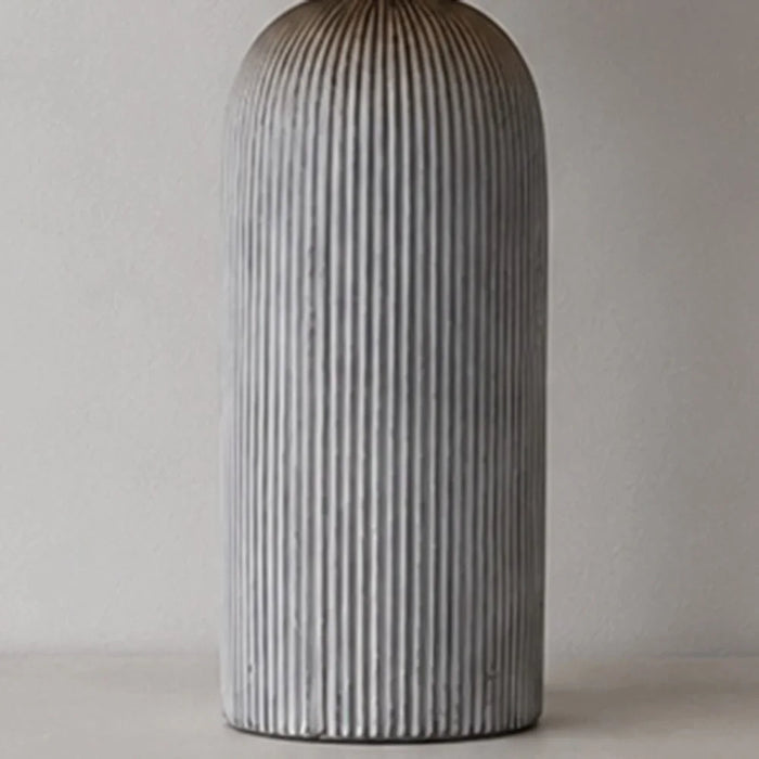 Zora Ceramic Table Lamp - Black - 35Cm