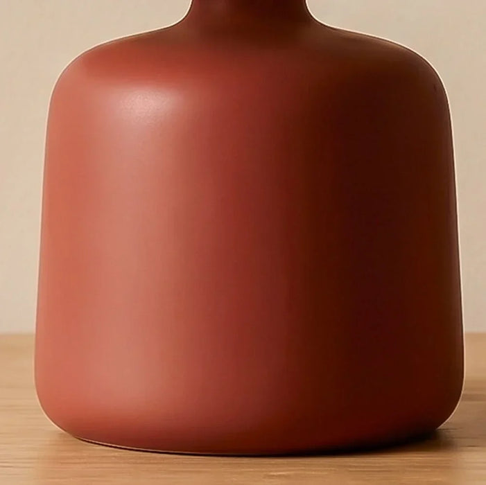 Ceramic Table Lamp in Brown - 35Cm for Bedroom