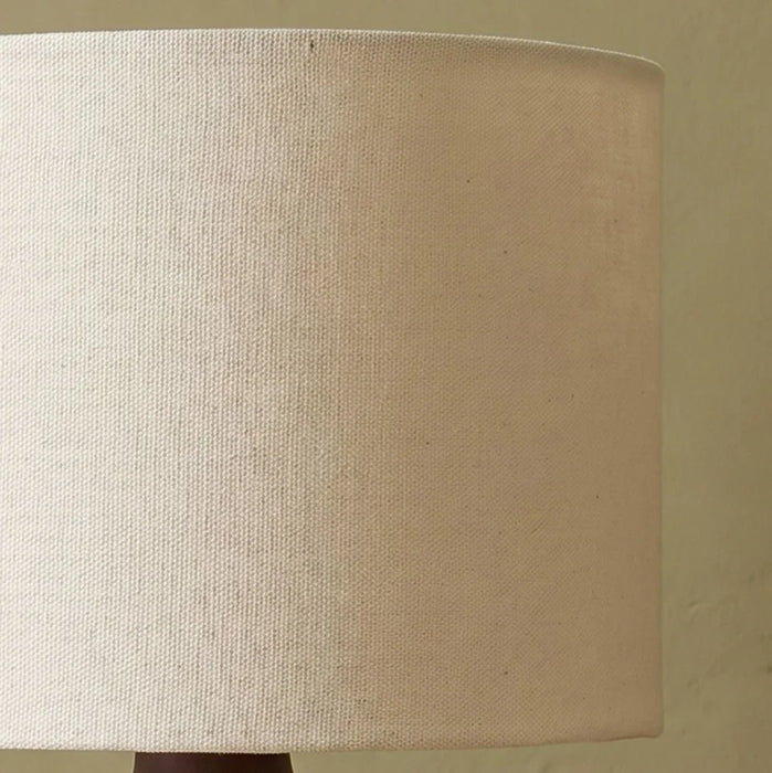 Ceramic Table Lamp Dark Brown - 35Cm for Bedroom