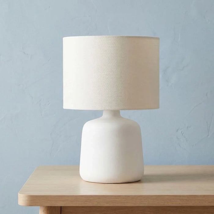 Ceramic Table Lamp White - Decorative for Bedroom