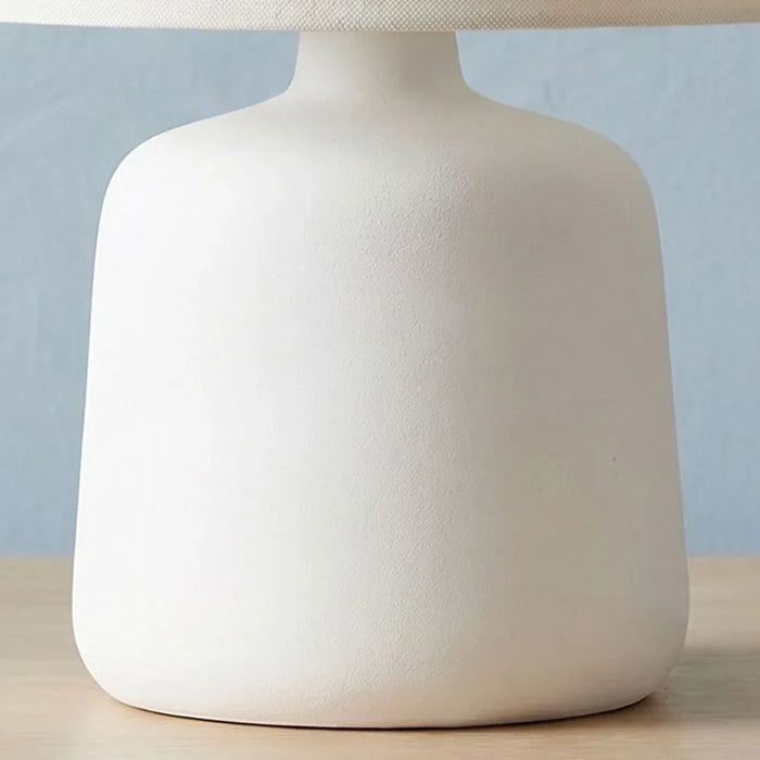 Ceramic Table Lamp White - Decorative for Bedroom