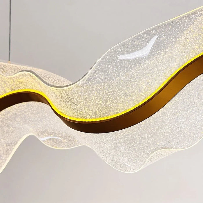 Acrylic Pendant Light - Gold