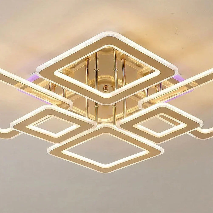 Ayrum Flushmounts Iron+Acrylic 96.7X77Cm Led Fgd