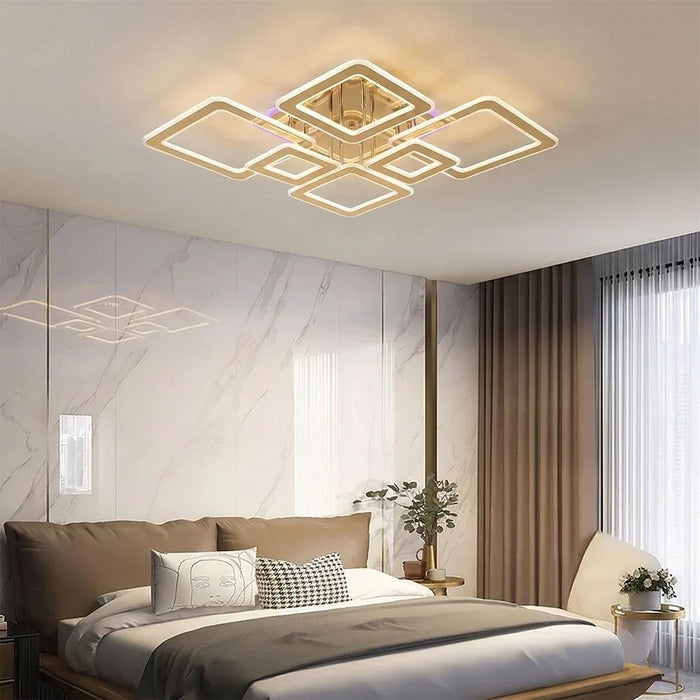Ayrum Flushmounts Iron+Acrylic 96.7X77Cm Led Fgd