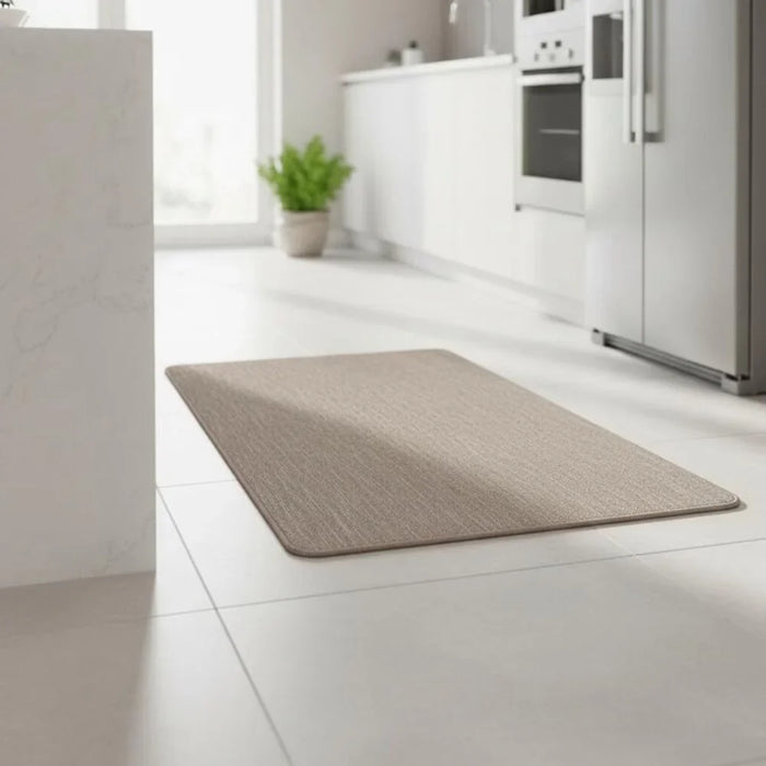 Beige Anti-Slip Kitchen Mat 45x75cm for Indoor Use