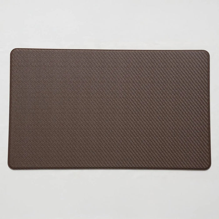 Beluxe Clouds Anti-Fatigue Cushioned Comfort Mat 45x75cm - Brown | Non-Slip Kitchen Floor Mat | Ergonomic Support For Home & Office | Durable PVC Design