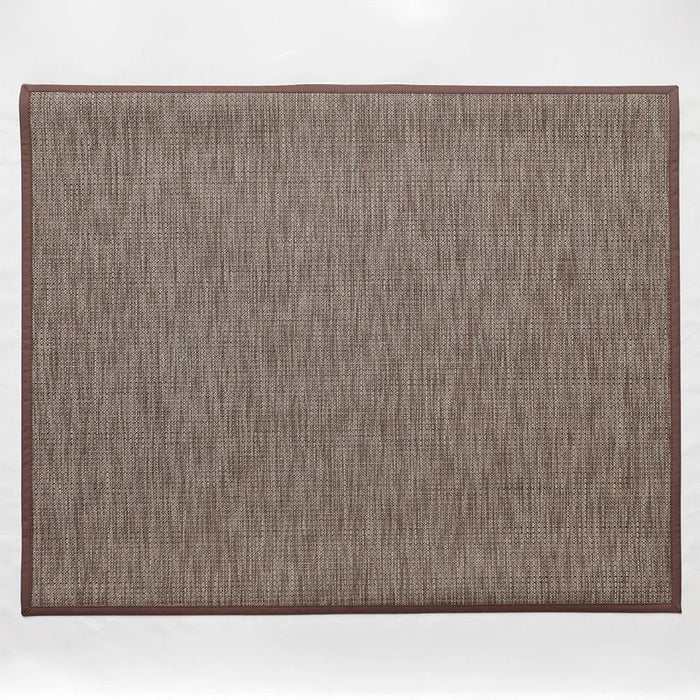 Outdoor Fire Resistant Washable Mat 100X120 cm Brown