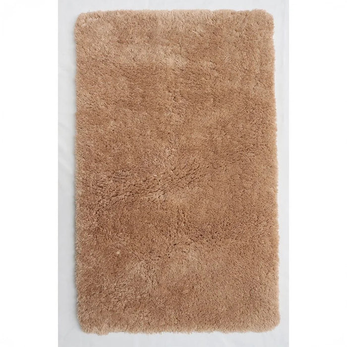 Beluxe Soffy Water Absorbent Anti-Slip Microfiber Bath Mat Set - Beige 80x50cm | Soft, Durable, Non-Slip Bathroom Rug For Ultimate Comfort & Safety