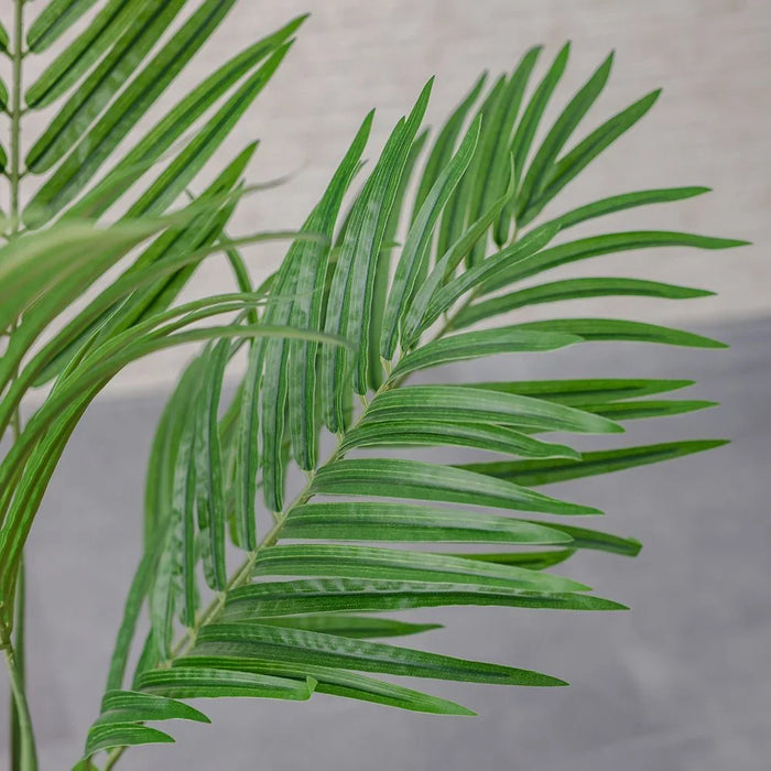 Phoenix Palm Artificial Plant, Lifelike Indoor Palm Tree For Living Room & Office Décor, Tall Faux Plant With Vibrant Green Leaves And Elegant Pot – Green