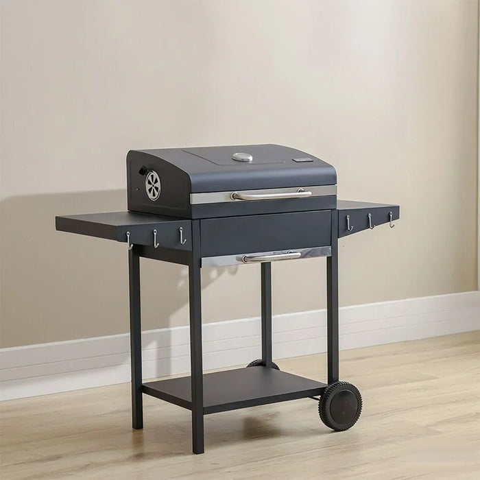 Inferno Original Charcoal Grill Bbq, Heavy-Duty Outdoor Barbecue Grill For Garden & Patio Cooking, Charcoal Rack And Steel Charcoal Grill For Garden, Patio & Backyard Cooking – Black Steel Finish
