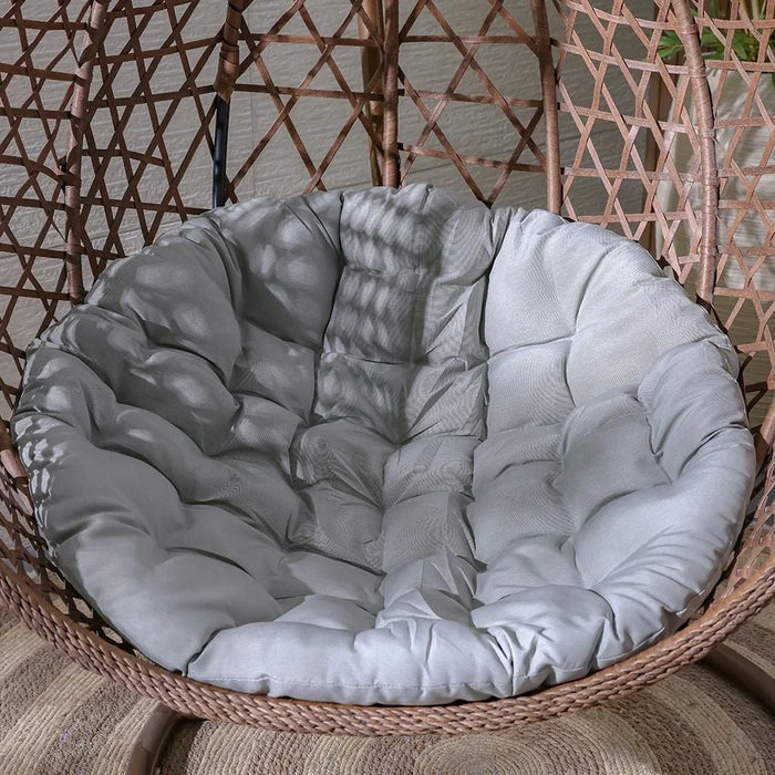 Round Outdoor Cushion - Light Grey - For Garden Sofa