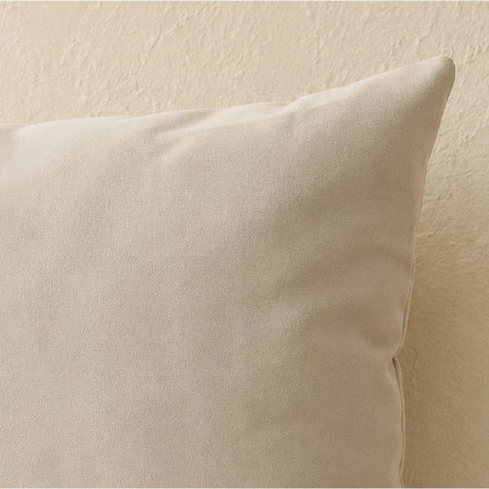 Toss Pillow Canvas Sand 45x45cm, Beige/Brown, Mackintosh, Outdoor Toss Pillow For Garden Seating, For Garden, Poolside, Patio And Family Outdoor Use