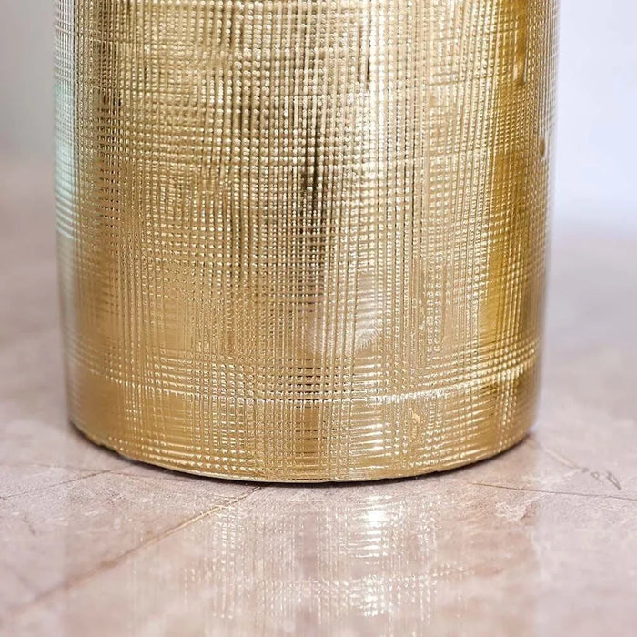 Liana Set Of 2 Vase 9X9X30 Cm Gold