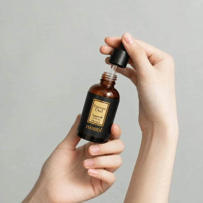 Hamidi Intense Oud Diffuser Oil 60ml, Multi Colour, Home Fragrance Diffuser Oil For Aroma Use, For Home Styling, Tabletop Display And Interior Ambience