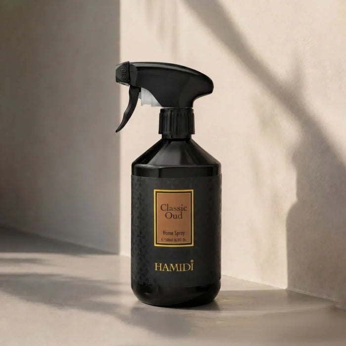 Hamidi Classic Oud Room Spray 500ml, Multi Colour, Home Fragrance Room Spray For Interior Scenting, For Home Styling, Tabletop Display And Interior Ambience