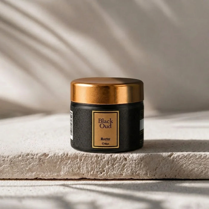 Hamidi Black Oud Muattar 40Gm, Multi Colour, Perfumed Muattar Home Fragrance For Majlis, For Home Styling, Tabletop Display And Interior Ambience