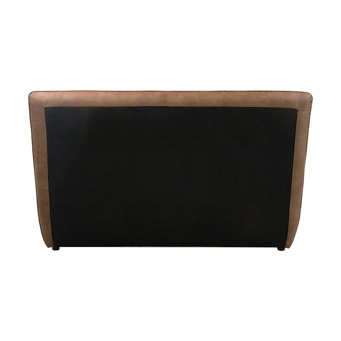 Aragon 150x200 Queen Bed - Stylish Caramel Platform Bed for Bedroom, Durable Foam Construction, Ideal for Modern Decor - Size: L246xW185xH112cm