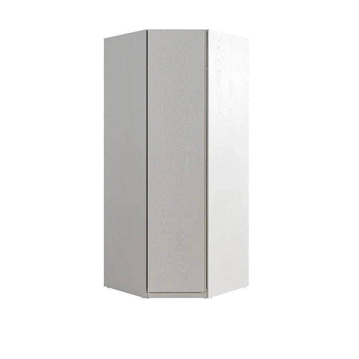 Infinity Corner Wardrobe With Hanger And Shelves | Modular Wardrobe | Modern Design Storage For Bedroom L95xW59xH230cm - L.Taupe