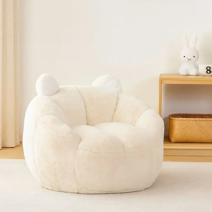 Mini Kids Lounger – Cozy, Stylish Lounge Chair For Toddlers, Perfect For Bedroom, Playroom, Or Reading & Relaxing – Light Beige