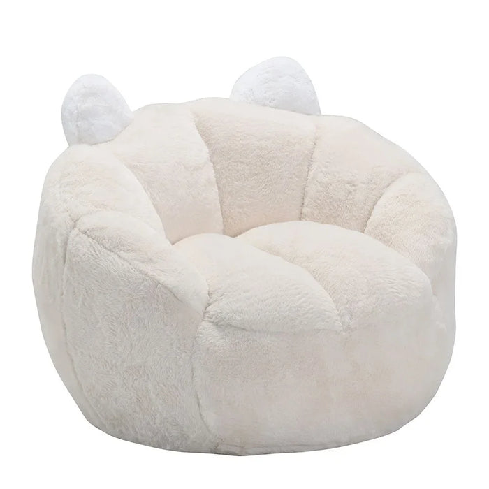 Mini Kids Lounger – Cozy, Stylish Lounge Chair For Toddlers, Perfect For Bedroom, Playroom, Or Reading & Relaxing – Light Beige