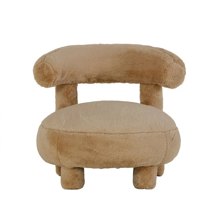Tinytots Kids Chair – Soft, Durable Upholstered Seat For Toddlers, Perfect For Bedroom, Playroom, Or Study Corner – Light Beige