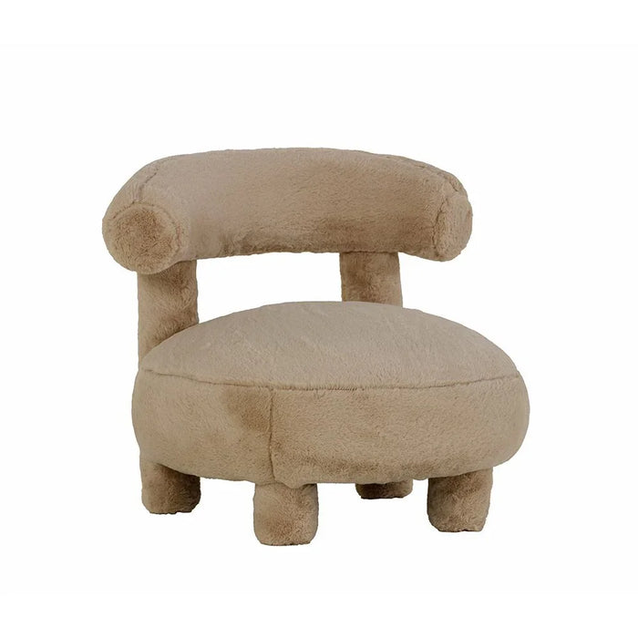 Tinytots Kids Chair – Soft, Durable Upholstered Seat For Toddlers, Perfect For Bedroom, Playroom, Or Study Corner – Light Beige