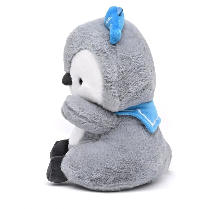 Penguin Plush Soft Toy 30 cm | Stuffed Animal Teddy Doll | Ultra Soft Cuddly Plush for Kids, Babies & Gift | Grey & White