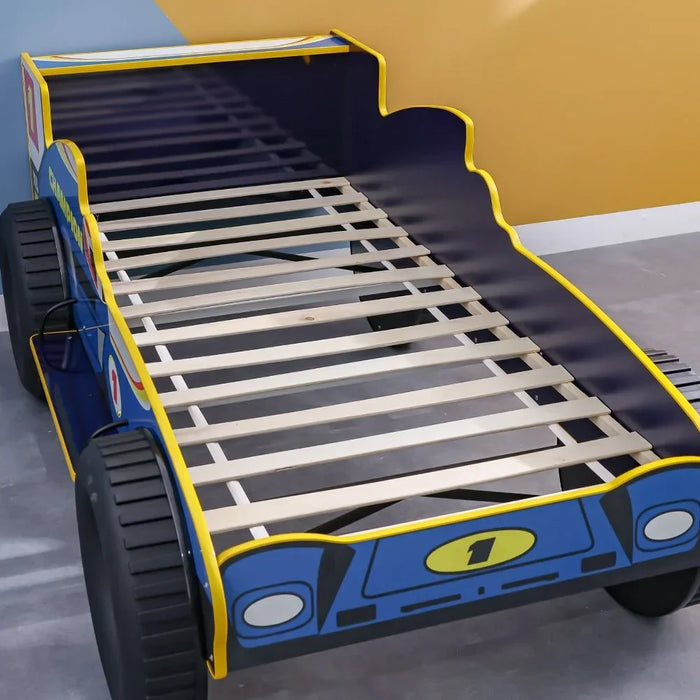 Ranger Sports 90x190 Car Bed Kids Car – Shaped Bed for Boys & Girls – Comfortable and Stylish Children's Bed for Bedroom, Playroom, Ideal for Nursery Décor -Black