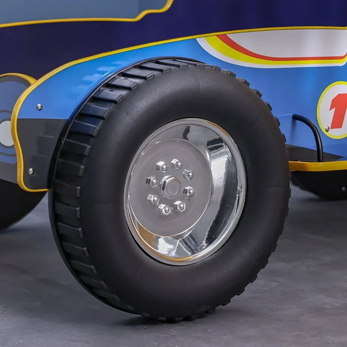 Ranger Sports 90x190 Car Bed Kids Car – Shaped Bed for Boys & Girls – Comfortable and Stylish Children's Bed for Bedroom, Playroom, Ideal for Nursery Décor -Black