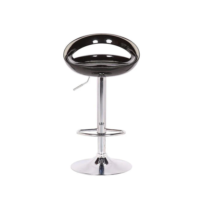 Lewis Bar Stool Black/Silver 46x45x98cm