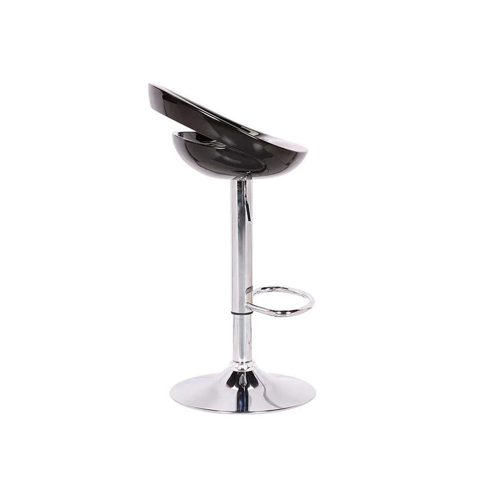 Lewis Bar Stool Black/Silver 46x45x98cm