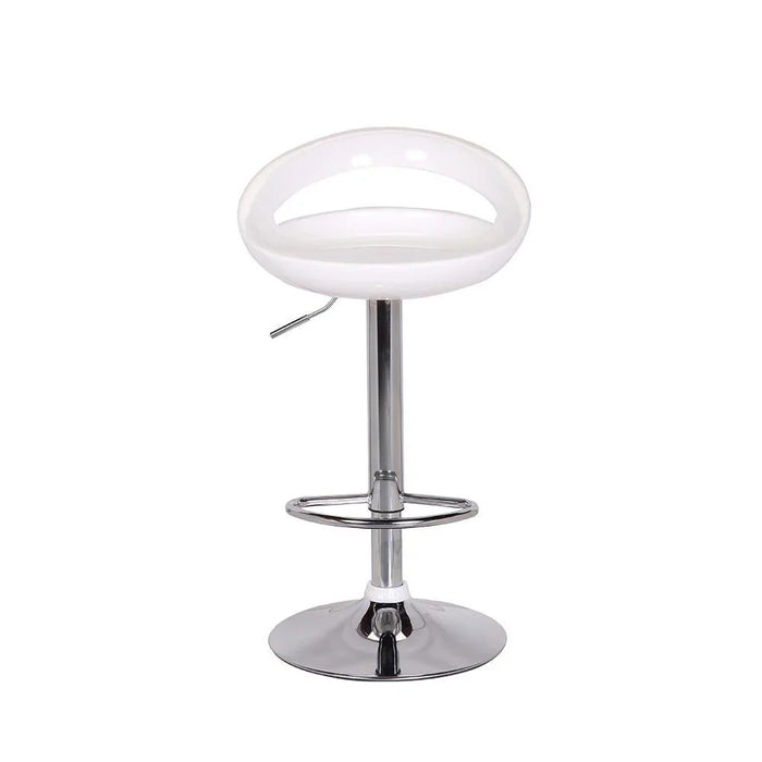 Lewis Bar Stool White/Silver 46x45x98cm