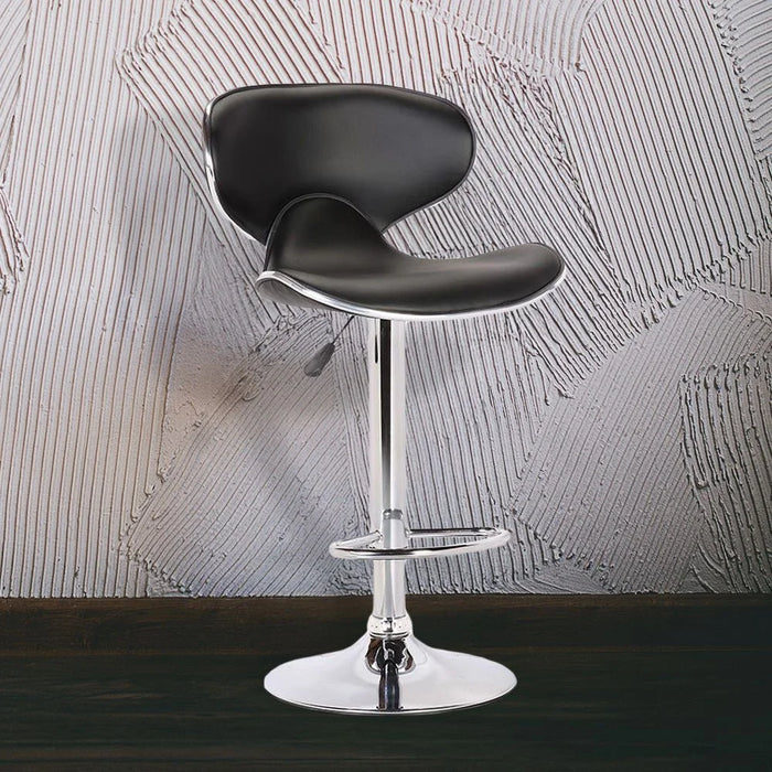 Mira Bar Stool Black/Silver