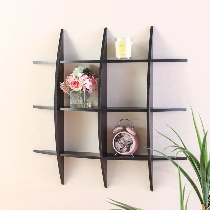 Lexington Globe Shelf, PVC Walnut