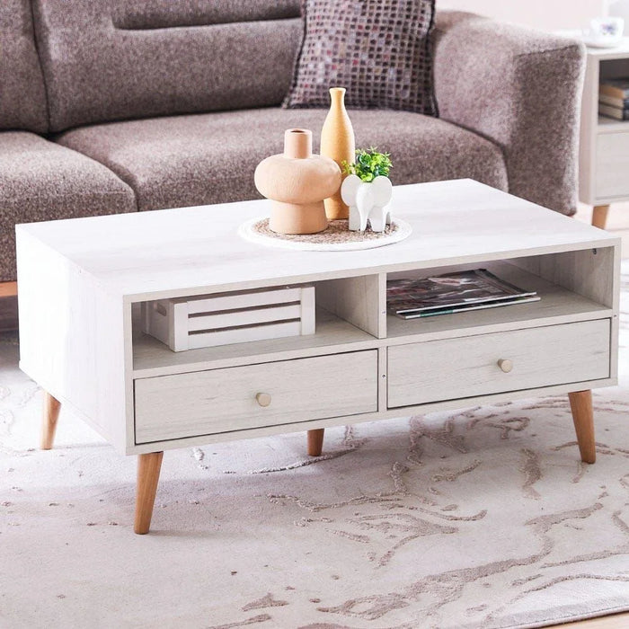 Patterson Coffee Table Multifunctional Living Room Table Space Saving Center Table Modern Design Furniture For Home 100x60x46 cm