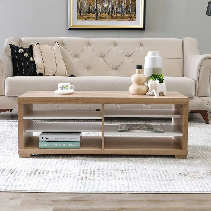 Lilo Coffee Table Multifunctional Living Room Desk Space Saving Center Table Modern Design Furniture For Home Living Room L 110 x W 40 x H 40 cm Sonoma Oak