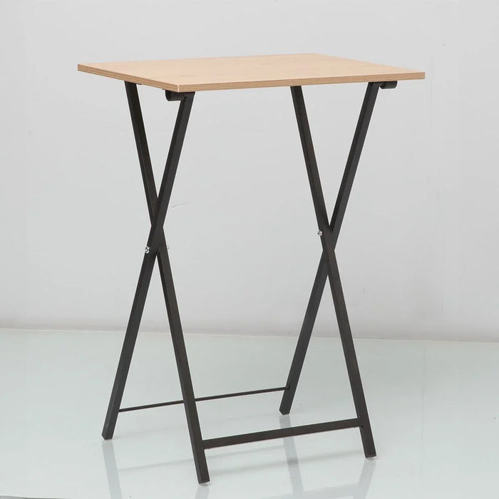 Mineo Foldable Side Table Multifunctional Living Room Table Side Table Modern Design Furniture For HomeL 48x36x66 cm Oak/ Black