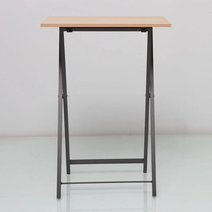 Mineo Foldable Side Table Multifunctional Living Room Table Side Table Modern Design Furniture For HomeL 48x36x66 cm Oak/ Black