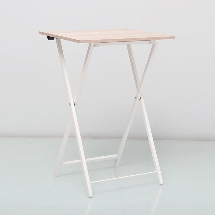 Mineo Foldable Side Table Multifunctional Living Room Table Side Table Modern Design Furniture For HomeL 48x36x66 cm Ash White