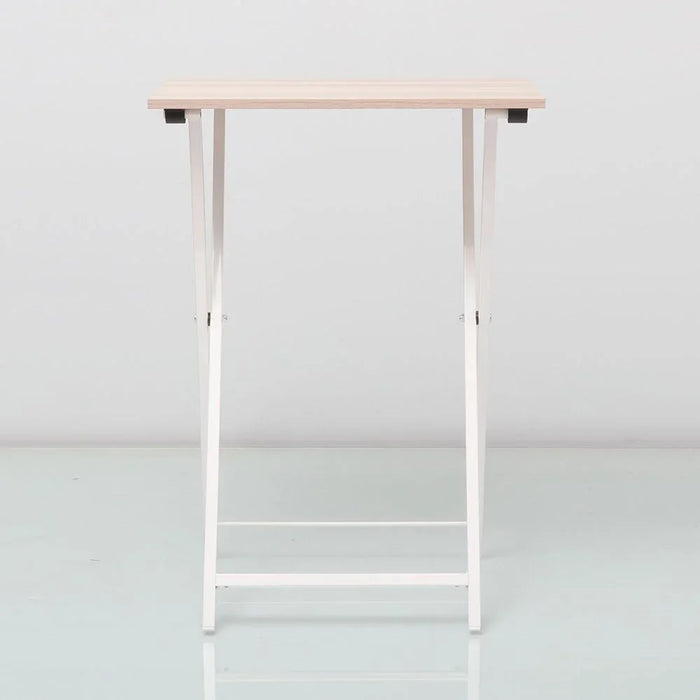 Mineo Foldable Side Table Multifunctional Living Room Table Side Table Modern Design Furniture For HomeL 48x36x66 cm Ash White