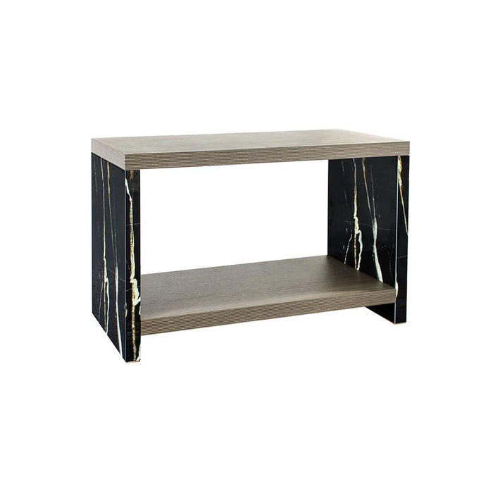 Alisent Console Table With Mirror Modern Entryway Table Stylish Console For Living Room Durable Design With Reflective Mirror Elegant Home DÃ©cor Accent - Brown And Black