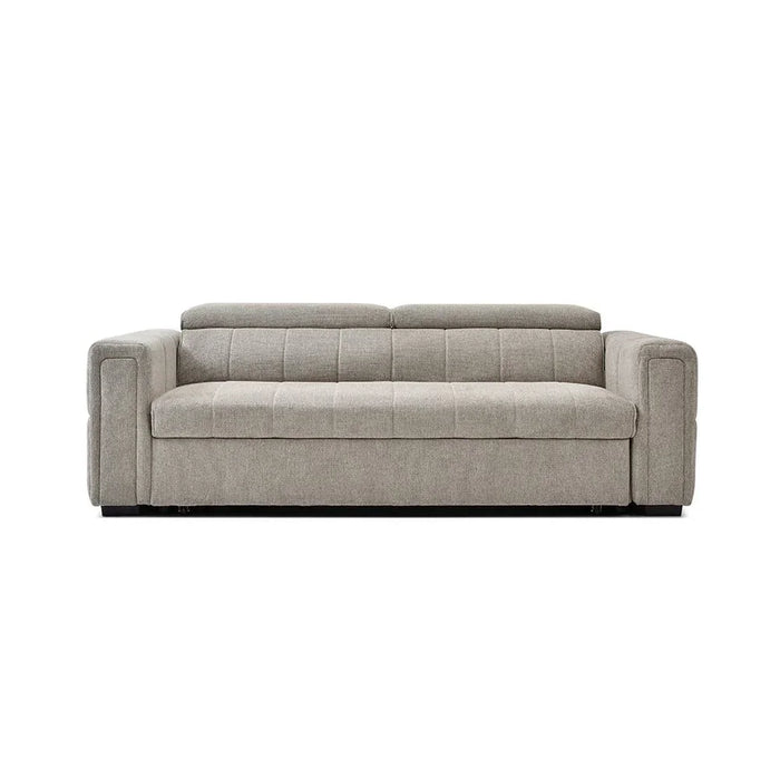 Quinley Fabric Sofa Bed | Convertible Sleeping Sofa Bed | Comfortable Living Room Furniture L230xW97.5xH96cm - Light Grey