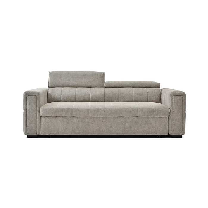 Quinley Fabric Sofa Bed | Convertible Sleeping Sofa Bed | Comfortable Living Room Furniture L230xW97.5xH96cm - Light Grey