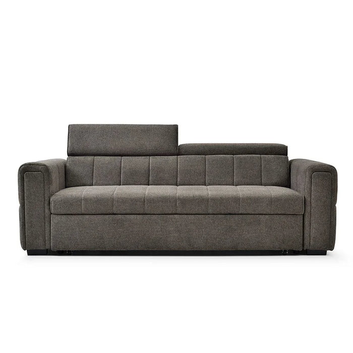 Quinley Fabric Sofa Bed | Convertible Sleeping Sofa Bed | Comfortable Living Room Furniture L230xW97.5xH96cm - Dark Grey
